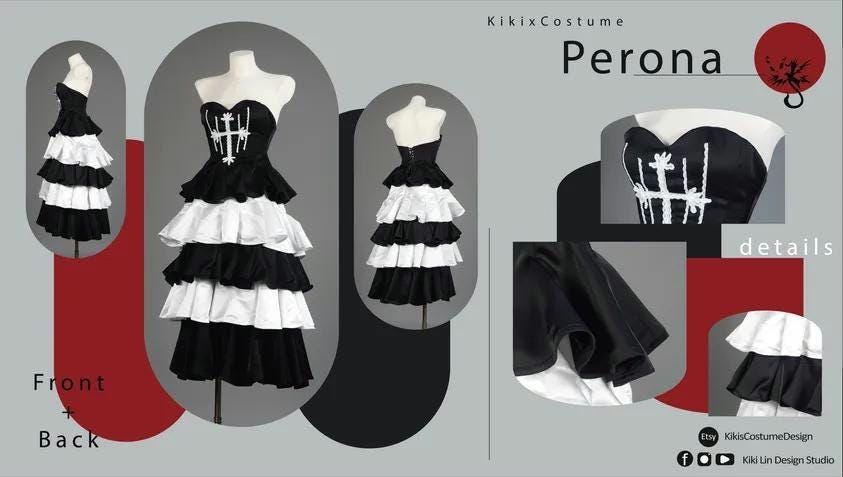 Cosplay Costume Perona Dress | Made-to-Order