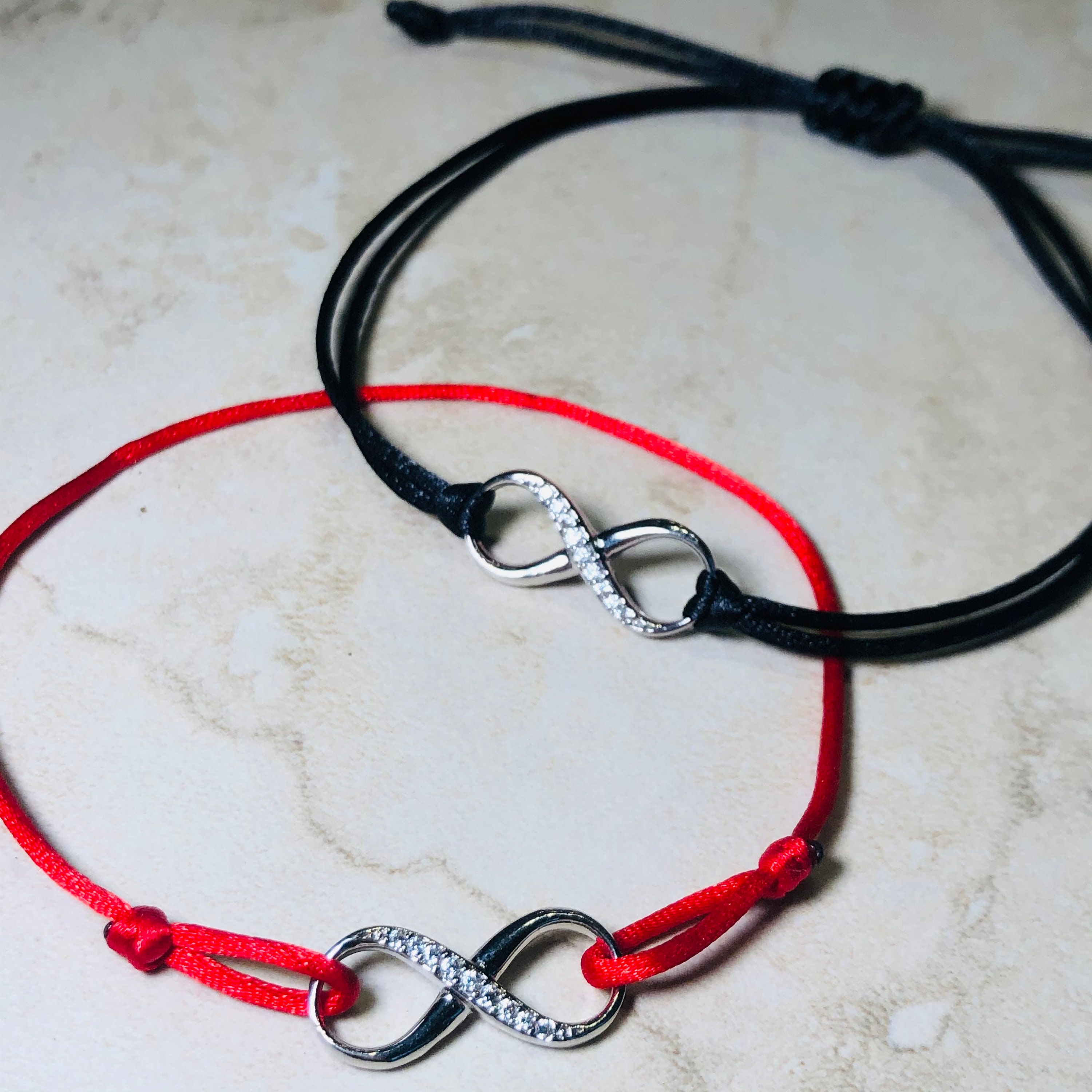 Couple's Infinity Bracelet with Coordinates | Rugged Gifts