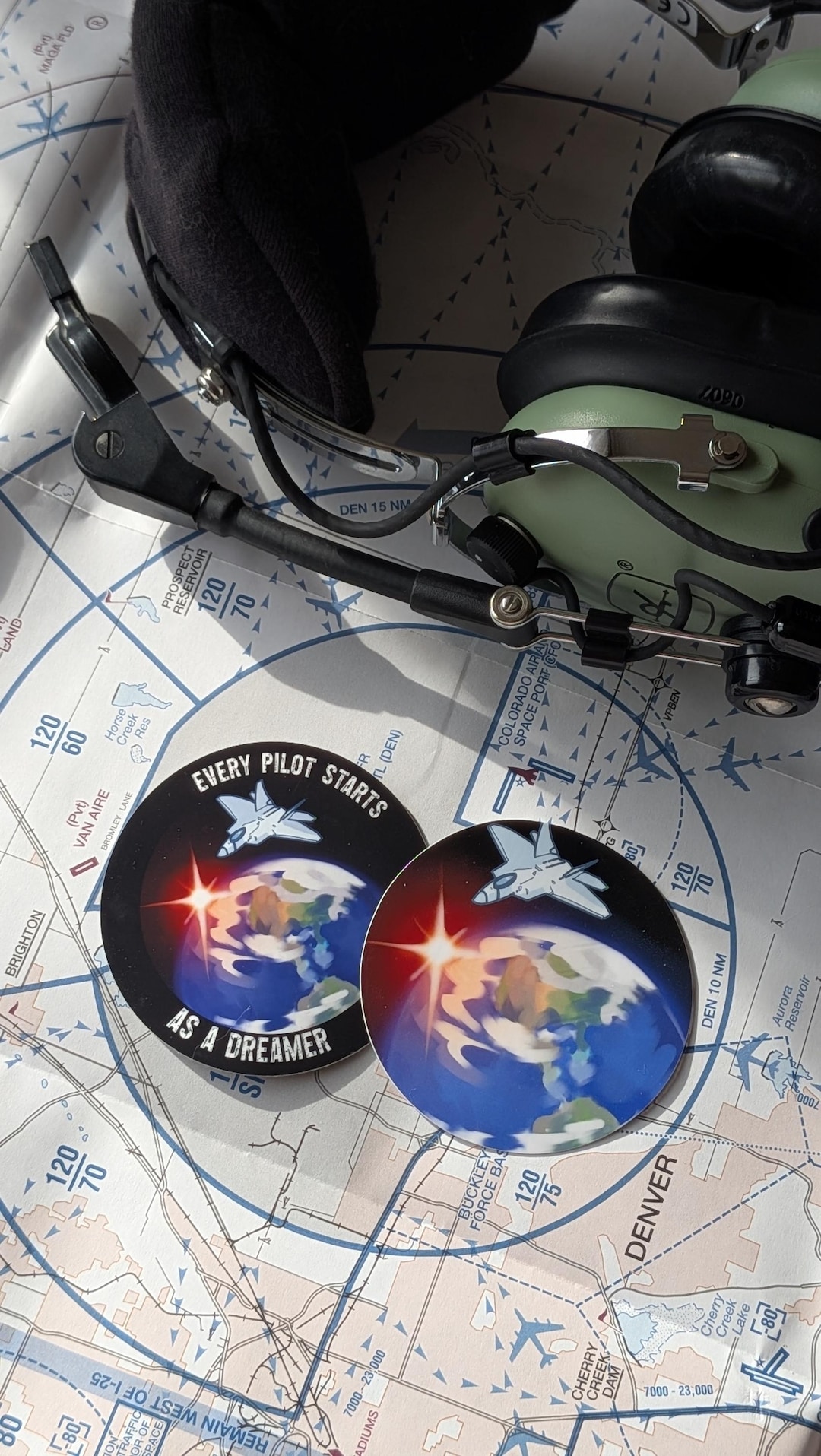 Pilot Dreamer Vinyl Sticker, Airplane Decal, Aviation Gift - Etsy
