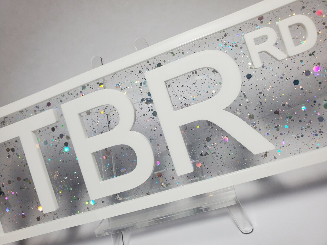 Tbr Sign Library Bookshelf Sign - Bookish Book Tok Decor - Smut St - Tbr Rd ...