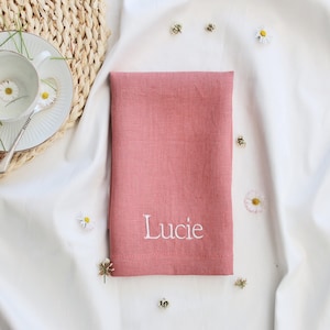 Embroidered Napkins | Monogrammed Napkins | Dinner Napkins | Wedding Napkins | Personalized Napkins | Anniversary Napkins | Special Occasion