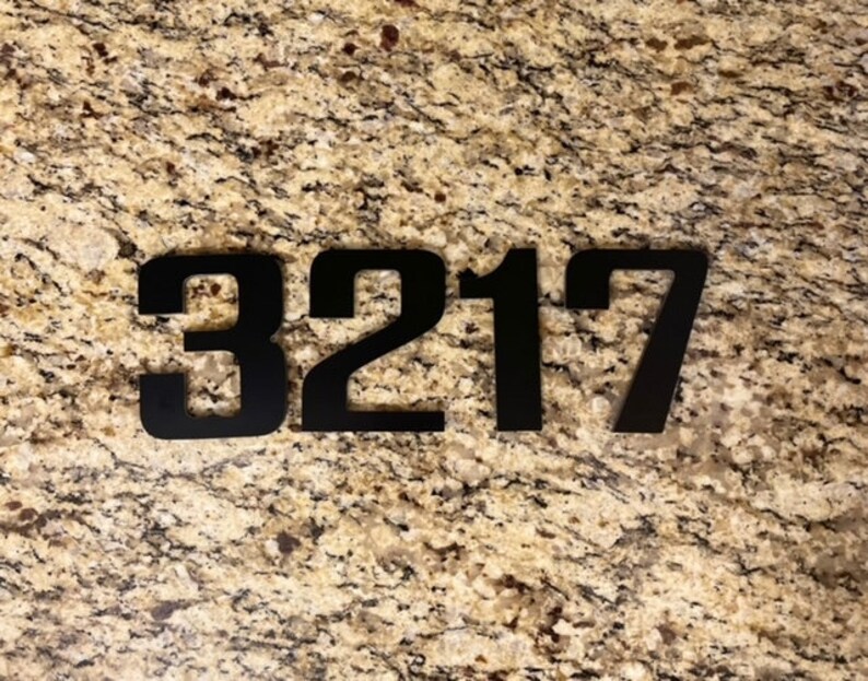 10inch Modern House Numbers Builder Numbers Apartment Complex Etsy