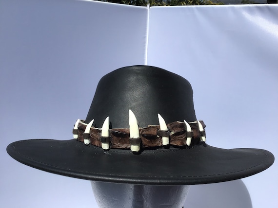 Hat Band Genuine Crocodile Leather and 