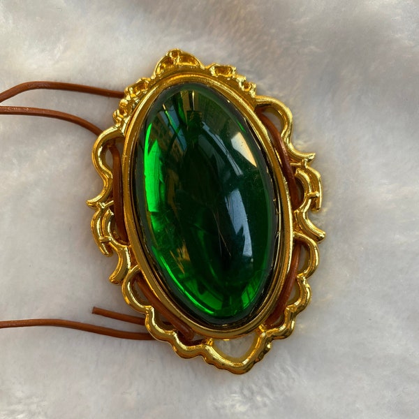 Violet Evergarden, Violet Evergarden Emerald Green Pendant,Violet Evergarden Necklace,Cosplay Accessories