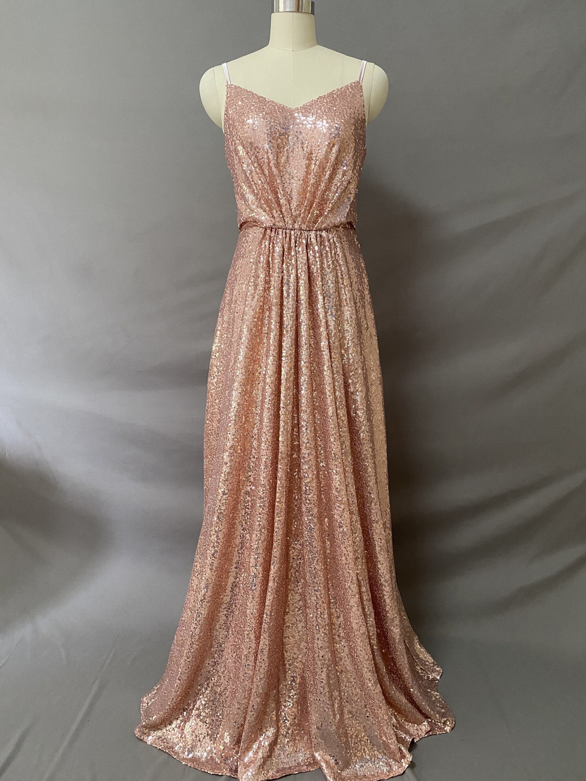 Rose gold sequin bridesmaid cheap