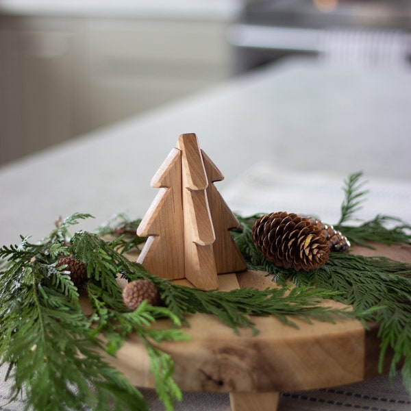Small Wooden Christmas Tree Etsy