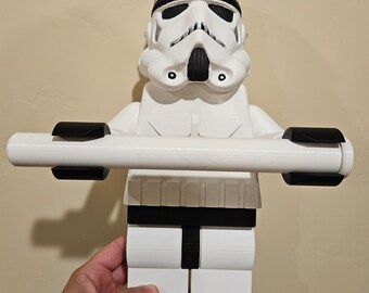 Lego Style Storm Trooper Toilet Paper Holder 3D Print