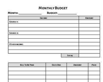DEBT PAYOFF Planner Sheet Printable Budget Planner Debt &amp; - Etsy