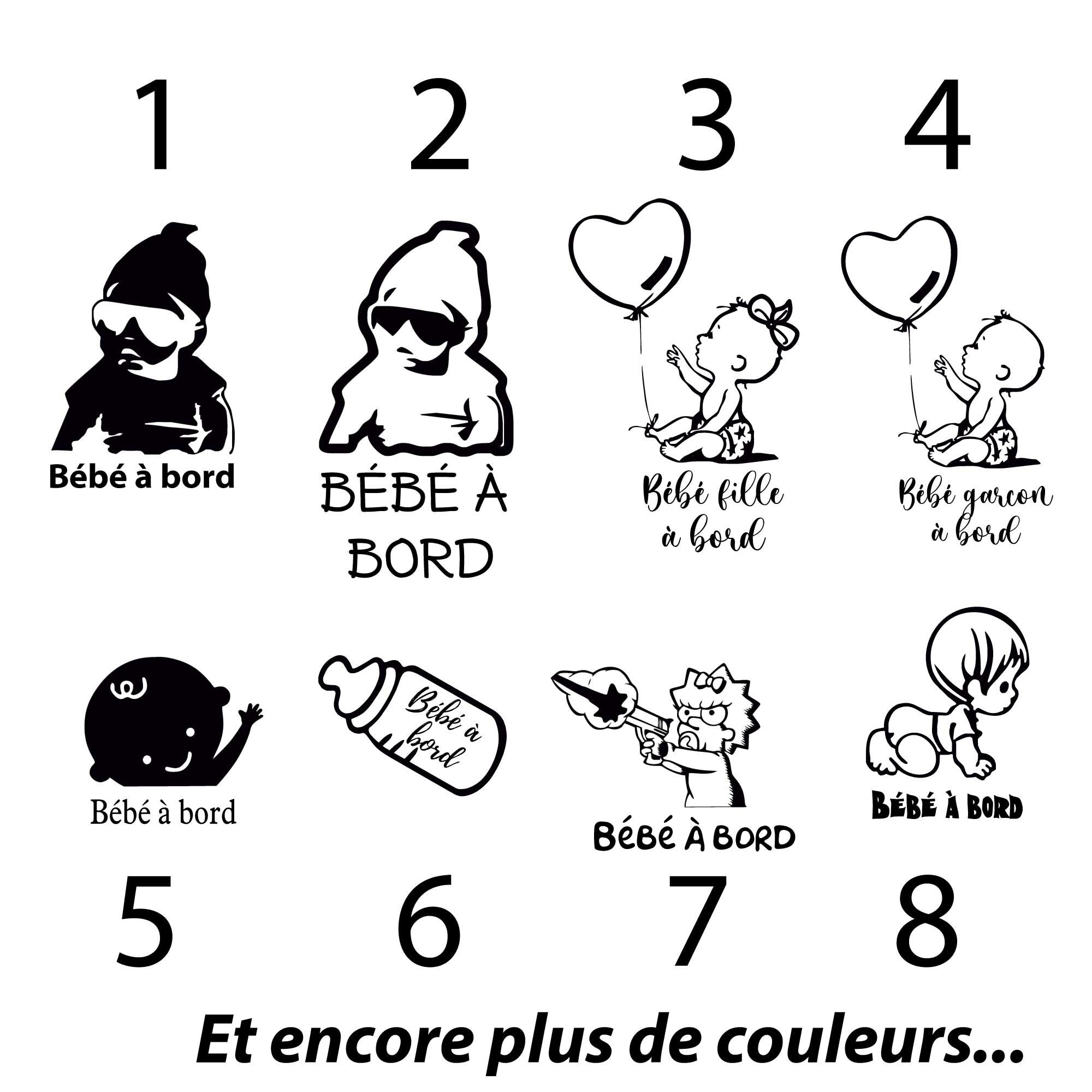 Bebe A Bord Etsy France