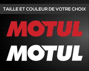 Motul Aceite 2 100mm Sponsor decal sticker todos los colores MotoGP Superbike 
