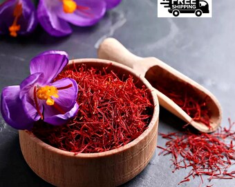 Original Kashmiri Saffron Threads – Pure Kesar – Kumkuma Puvvu Spice – Culinary Spice