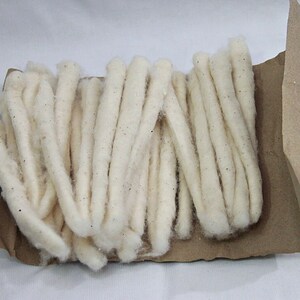 Algodón blanco natural Punis, fibra orgánica para hilado a mano, algodón Khadi para Charkha, suministro de hilo imagen 6