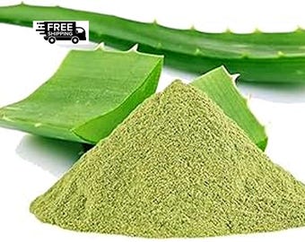 Pure Natural Aloe Vera Leaf Powder (Aloe Barbadensis) – Organic Dried Botanical Herb