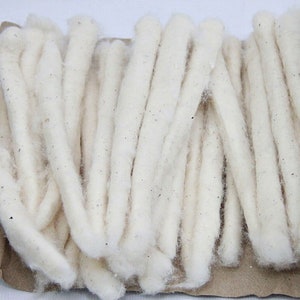 Algodón blanco natural Punis, fibra orgánica para hilado a mano, algodón Khadi para Charkha, suministro de hilo imagen 5