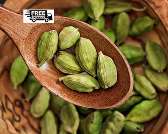 Whole Green Cardamom Pods | Hari Elaichi / Ilaichi | Aromatic Spice