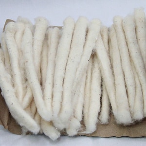 Algodón blanco natural Punis, fibra orgánica para hilado a mano, algodón Khadi para Charkha, suministro de hilo imagen 1