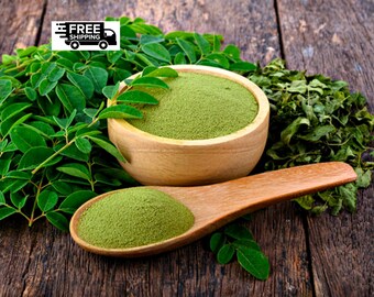 Moringa Leaf Powder – Pure Drumstick Leaves – Natural Botanical Herbal Powder