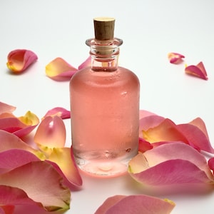 A Stunning 50ml Glass Miniature Round Bottle - it&#39;s a Corker! - Use as a Wedding Favour, Spirit Bottle or as a Creative Artisan Gift