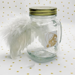 450ml Mason Mug with 2 Lids  – Glass Cocktail & Beverage Container - Small Gifts