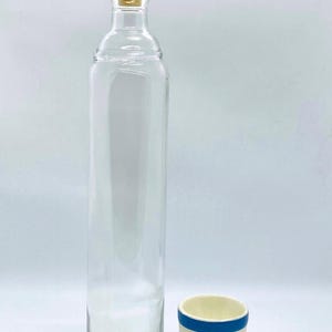 Glass 500ml Bottles Supplied with Corks & Metal Pourers - Barware Gifts image 4