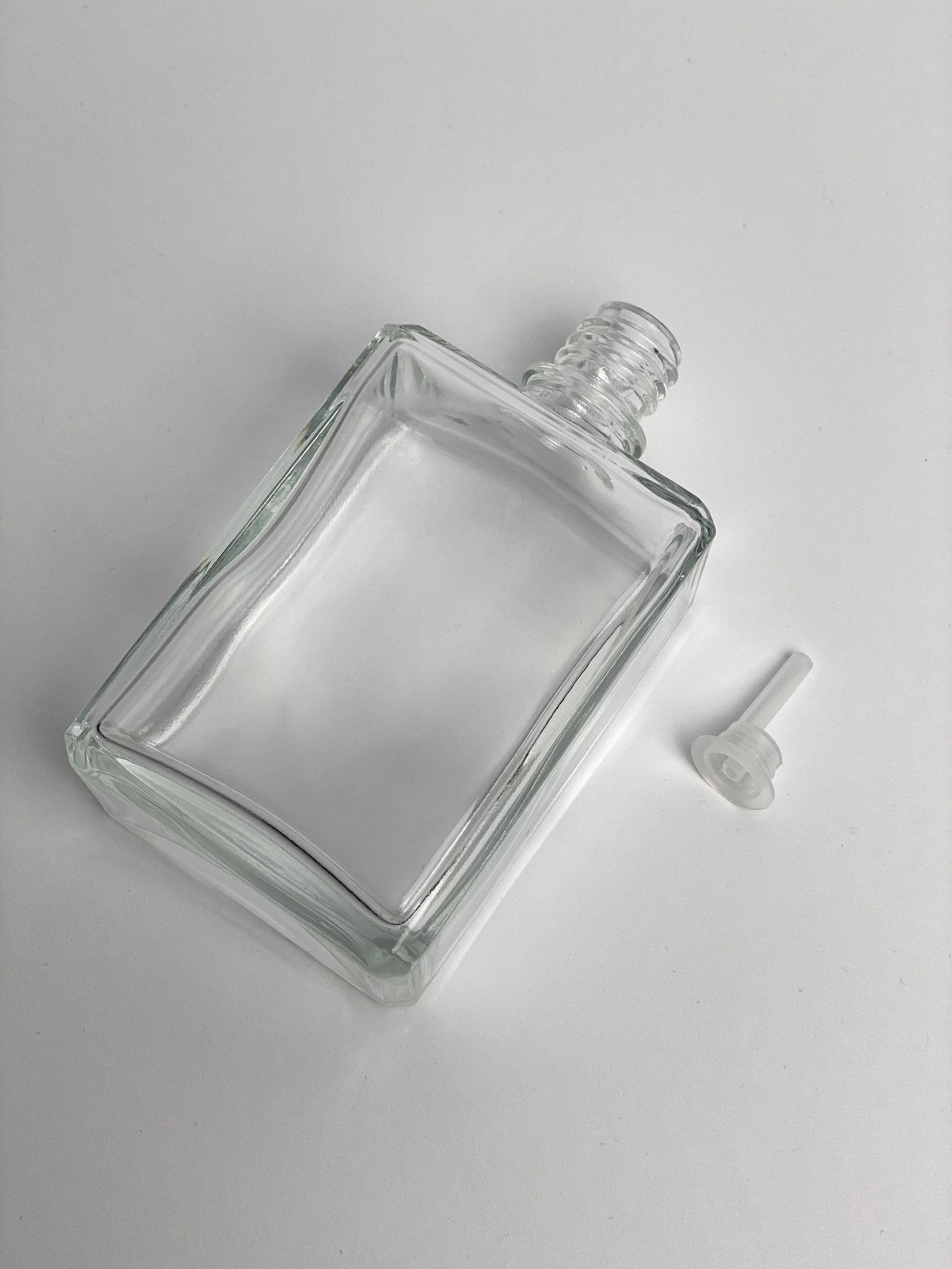 Rectangular 100ml Screw Cap Bottle With Insert Dripper Ideal - Etsy UK