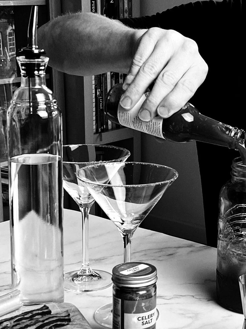 Glass 500ml Bottles Supplied with Corks & Metal Pourers - Barware Gifts image 6