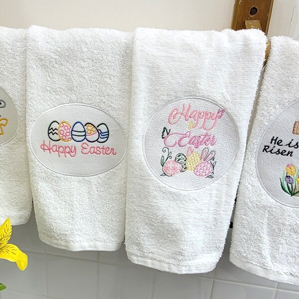Easter Egg Towels Etsy