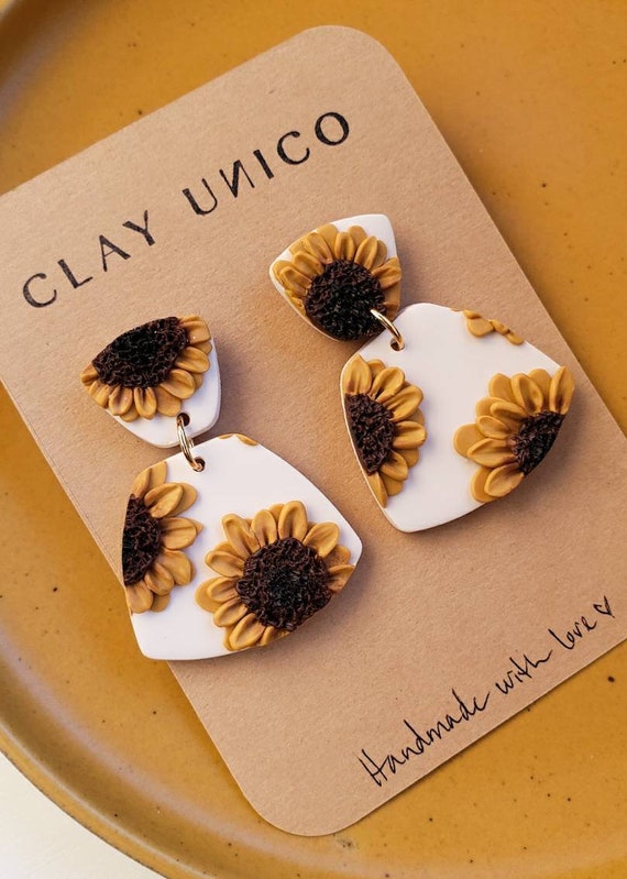 Sunflower earrings australia store