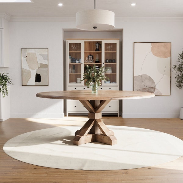 Round Dining Room Table - Etsy