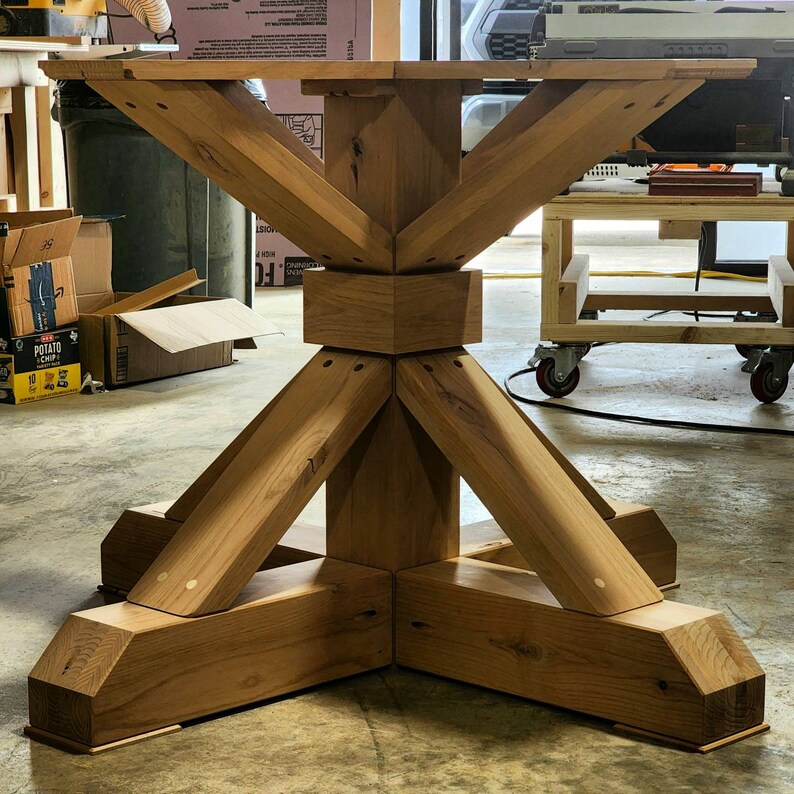 The Viking Round Pedestal Dining Room Table // Modern // Etsy