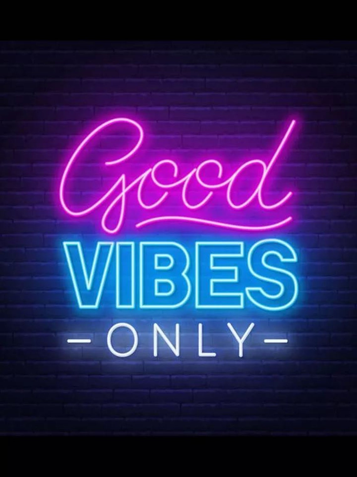 Good Vibes Neon Sign Vibe Neon Light Sign Kids Led Neon Etsy