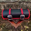 Handmade Leather Motorcycle Tool Bag, Custom Logo, 250x100mm