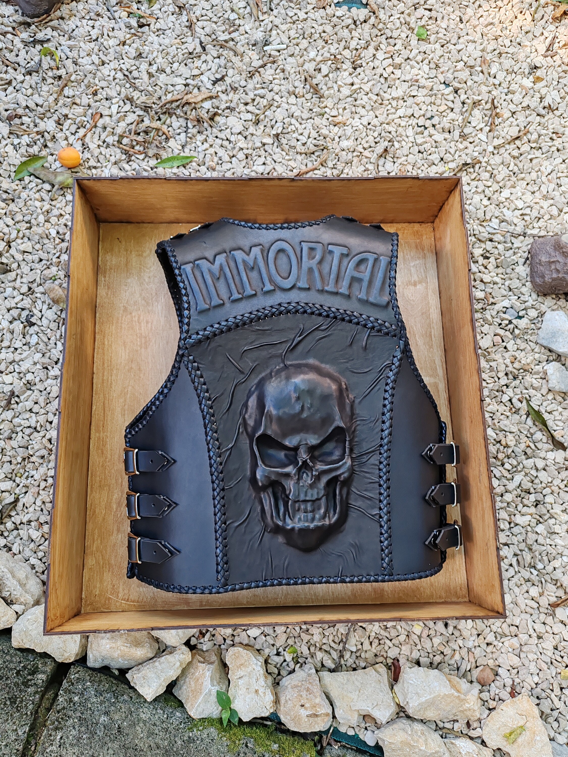 AVIREX - skull full design l/s cutsew