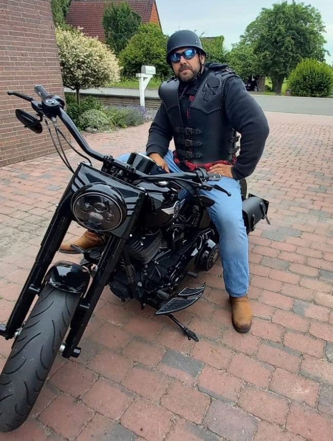 バイク用レザーベスト、チョッパーベスト、バイカーレザーベスト