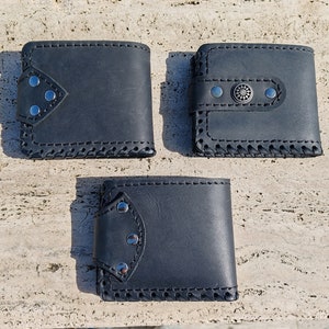 AVAILABLE LEATHER Custom WALLET, Indian, Scull, Gift For Him Her, Bifold, Gift Wallet, Clutch, Handmade Crafted, Portafoglio, Card Holder image 5