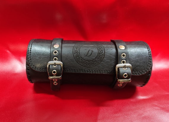 Motorcycle leather tool roll sale