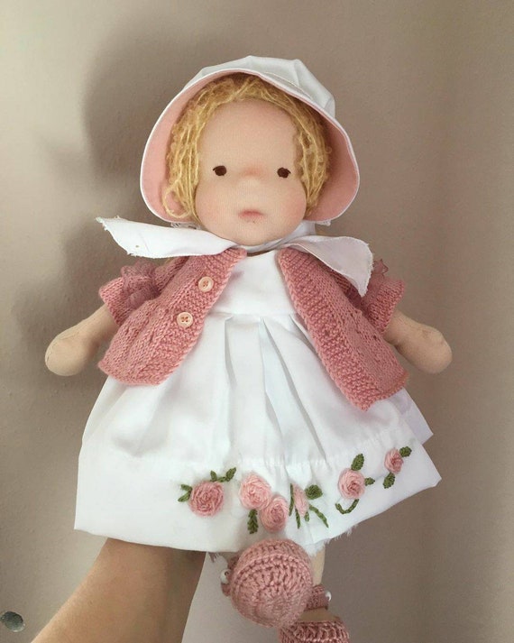 Handmade Steiner Waldorf girl doll