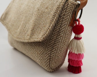 Handmade Tassel Keychains for Women Boho key Holder Keyring  Bag Charm Car Hanging Jewelry Gift for Friends