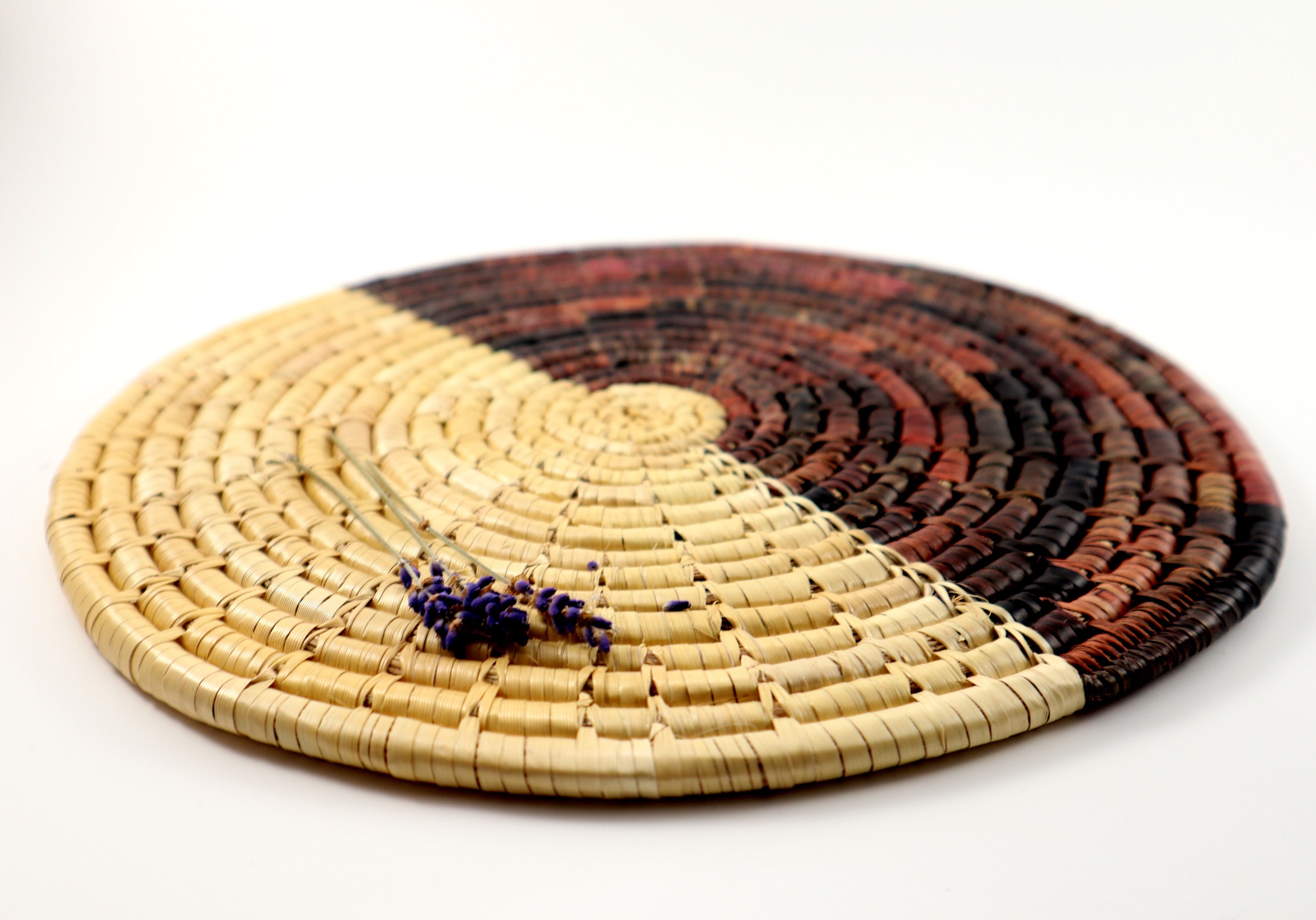 Natural Hand Woven Trivet Natural Hand Woven Placemats Etsy
