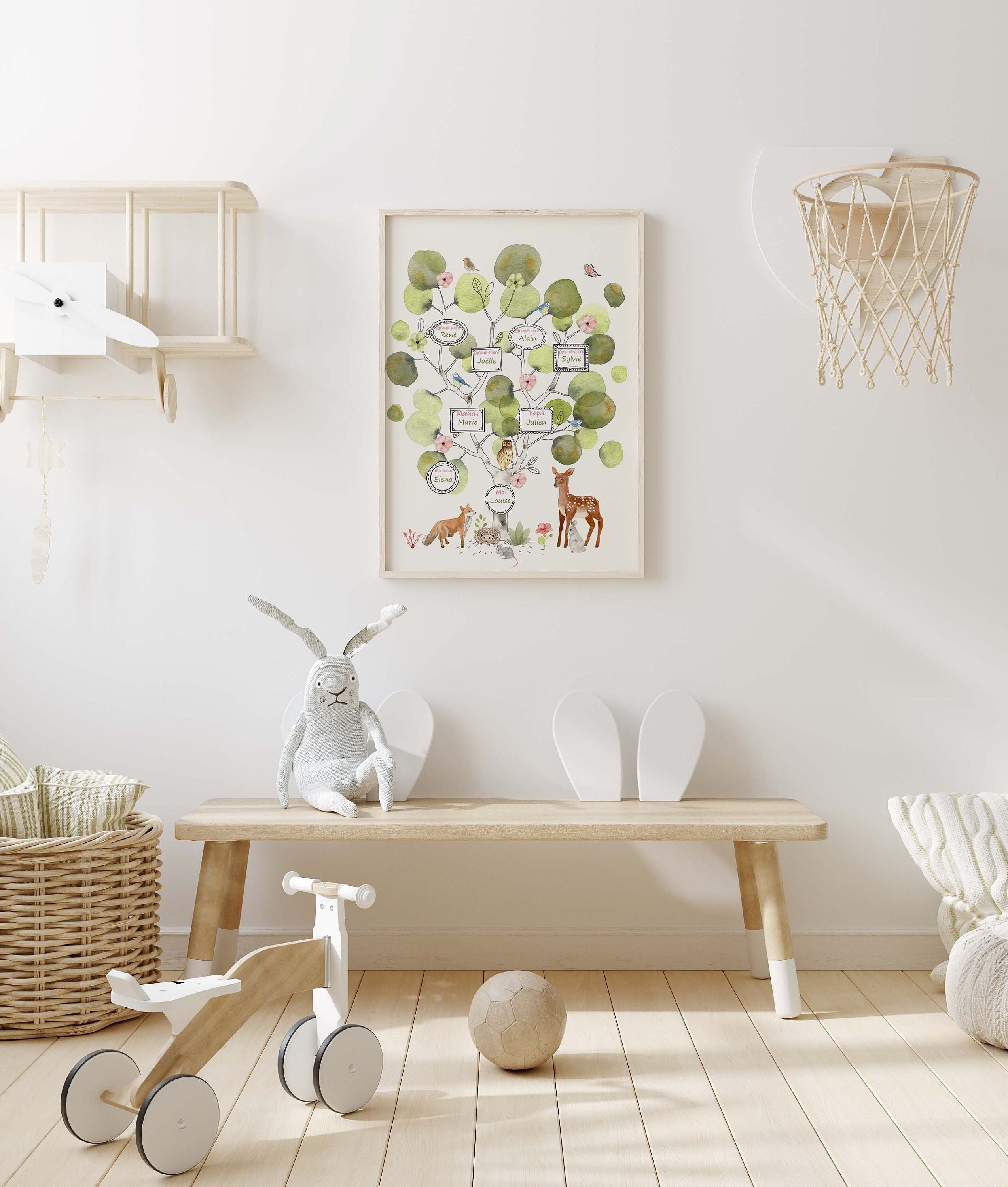 Arbre Généalogique Personnalisable Fille