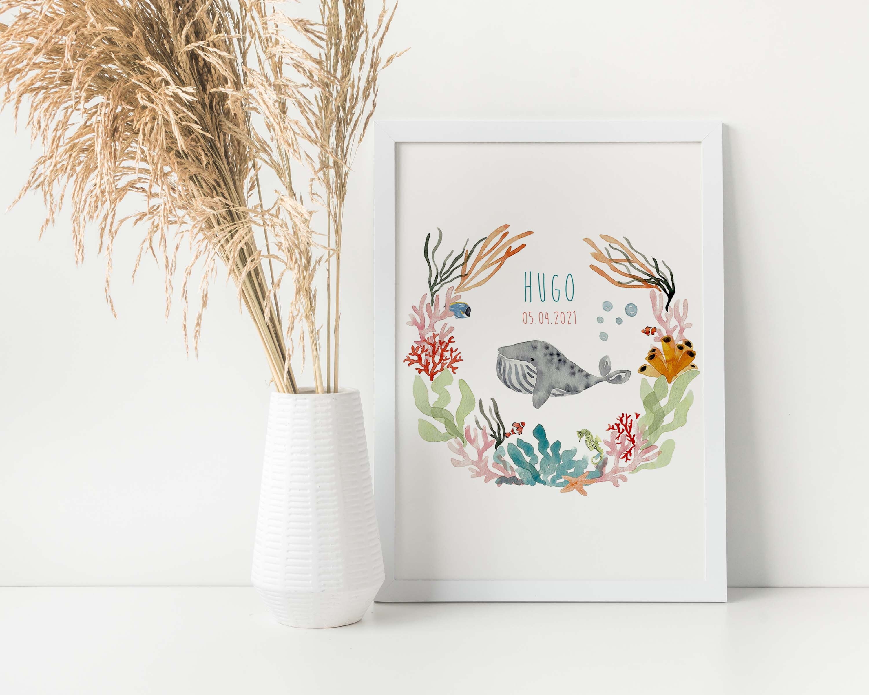 Affiche Prénom Baleineau