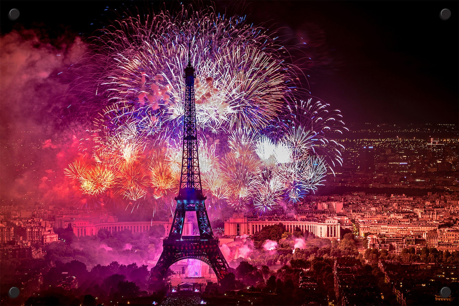 Paris Fireworks Etsy