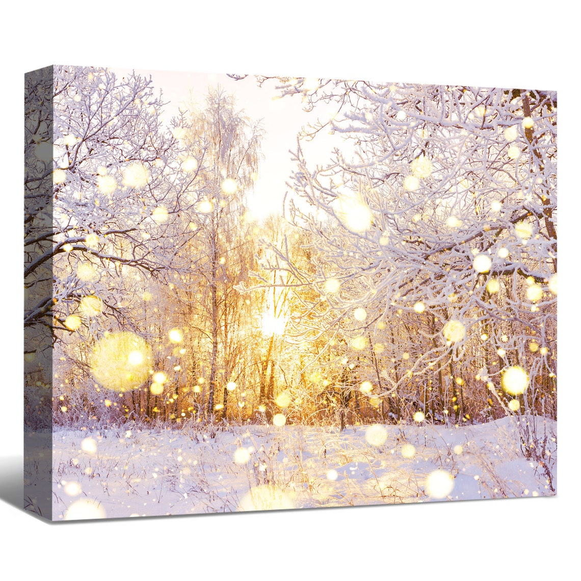 SENEW Autumn Winter Canvas Print Wall Art Mounted Canvas Wall Etsy