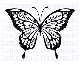 Free Free 81 Butterfly Words Svg SVG PNG EPS DXF File