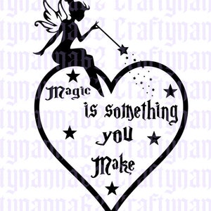 Fairy on a heart svg/dxf/png