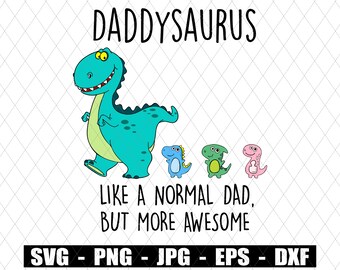 Download Daddy Dinosaur Svg Etsy