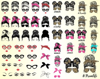 Download Mom Hair Svg Etsy