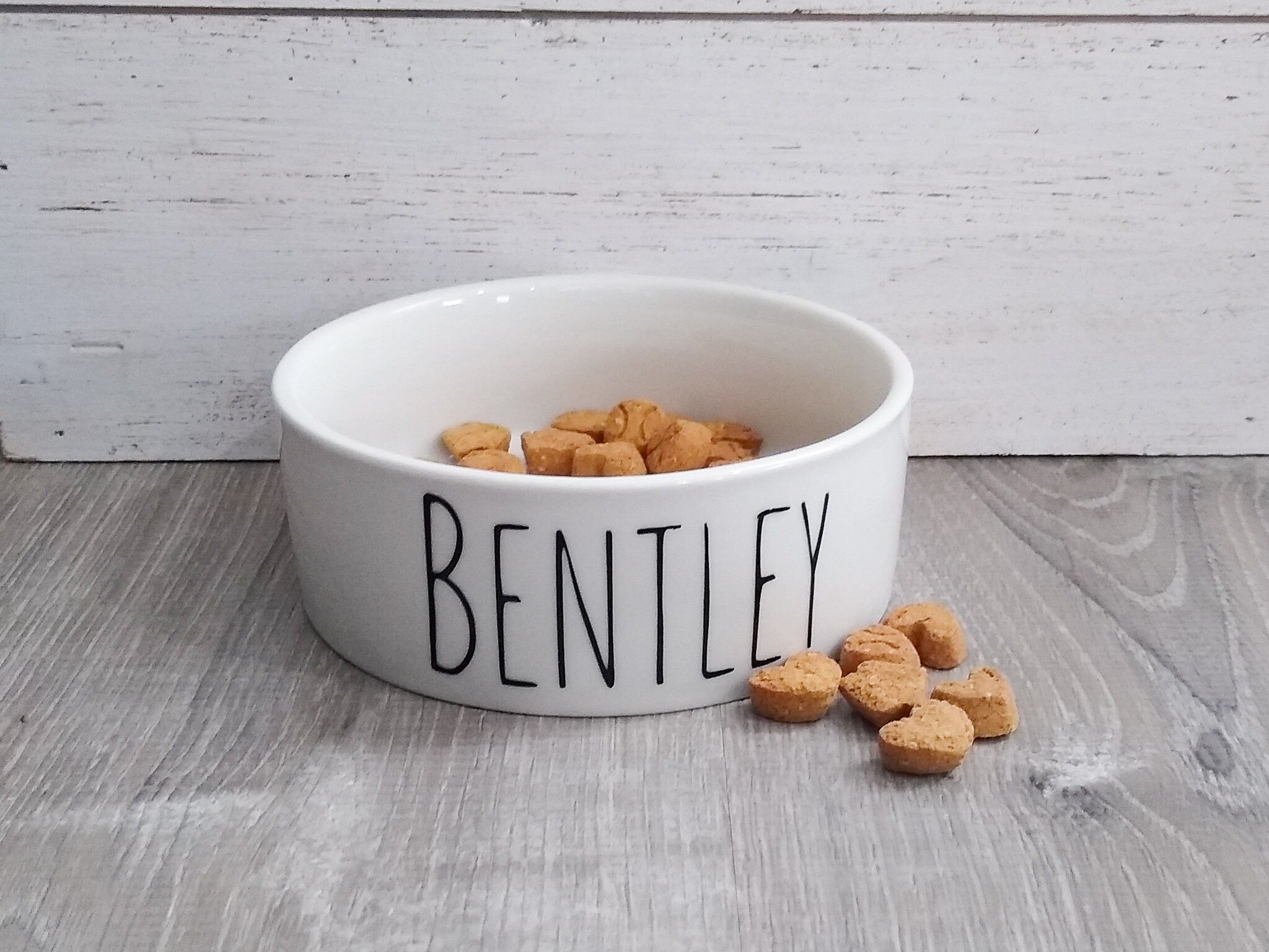 Personalized dog bowl decal Pet name label Custom dog food Etsy