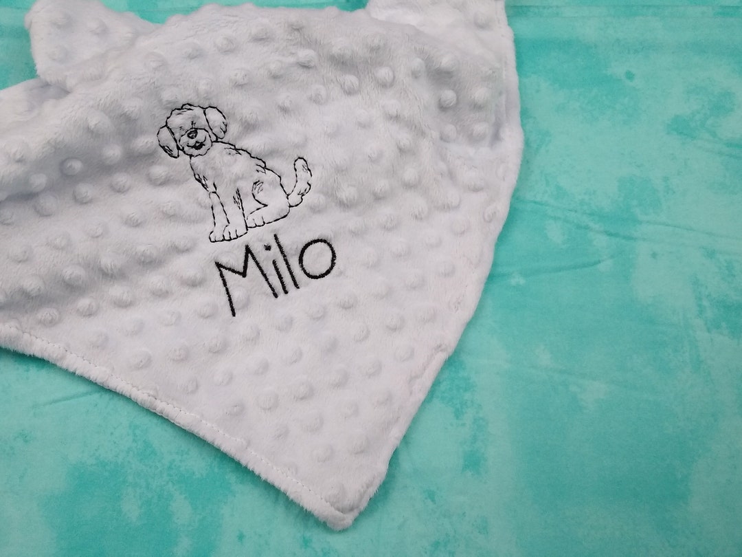 Custom Dog Blue Tie Dye Dog Blanket Personalized Dog Blanket Etsy