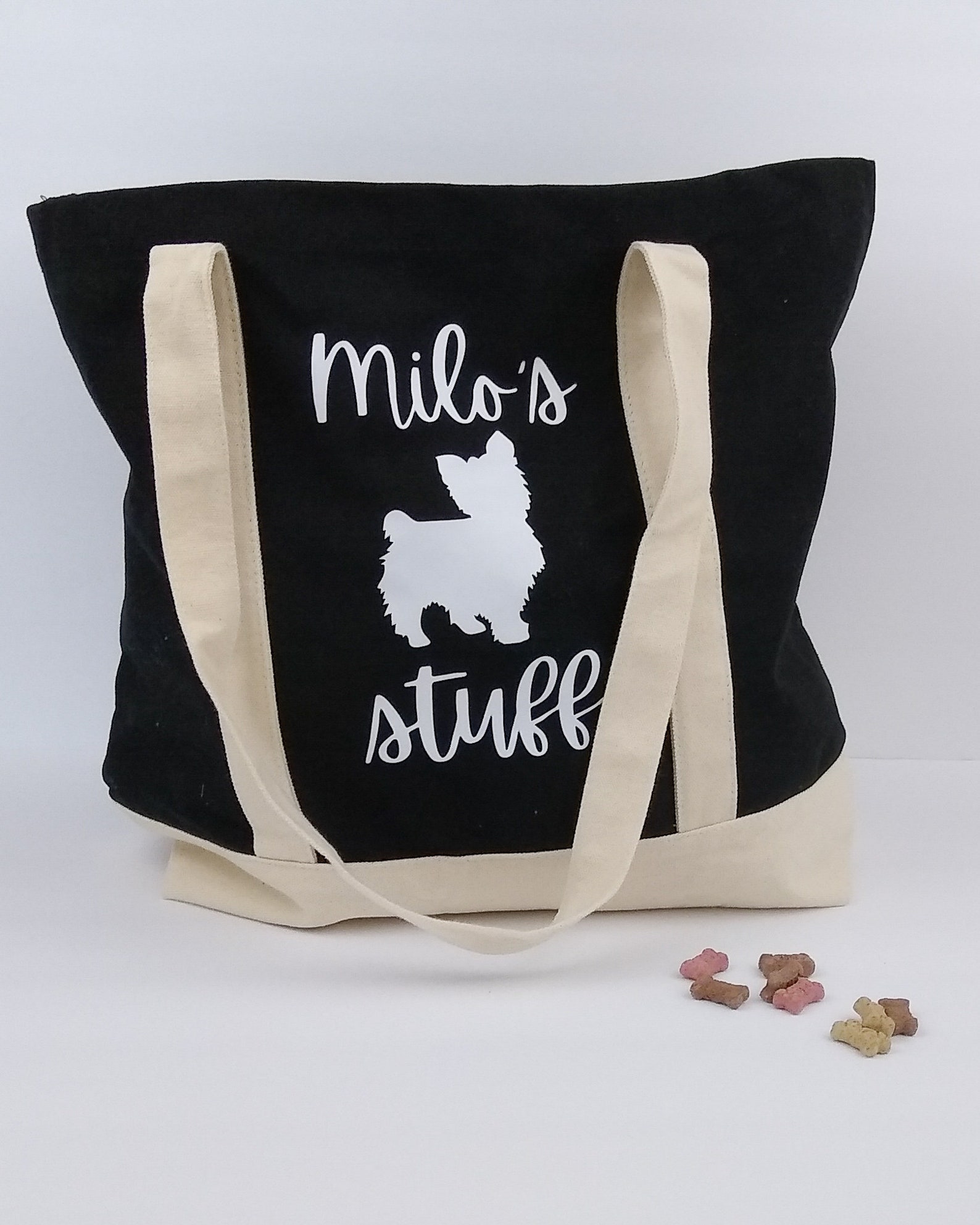 Personalized Dog Tote Puppy Gift Bag Doggy Daycare Bag New Etsy